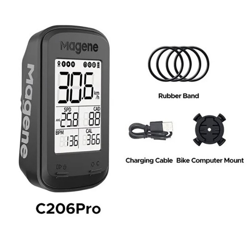 Ciclocomputer Magene GPS C206 Pro Smart